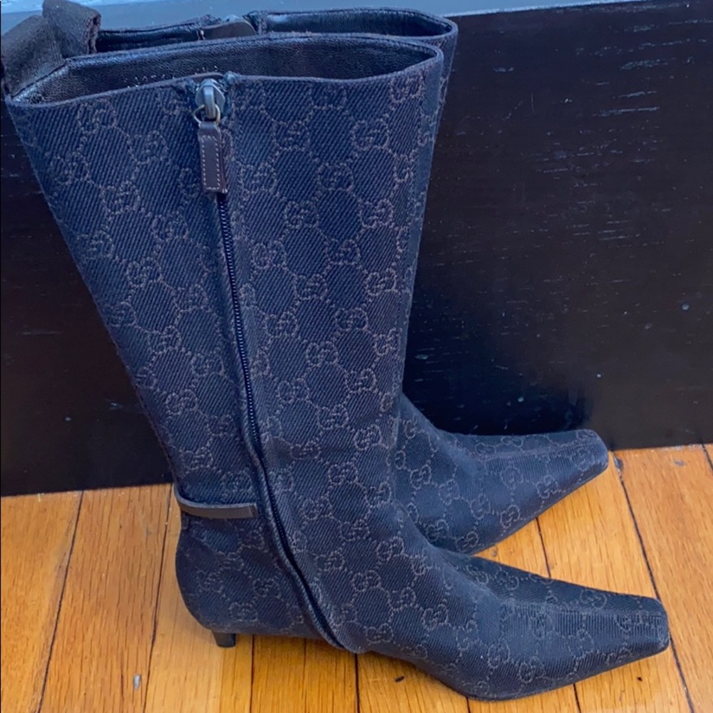 Authentic Gucci mid calf boots